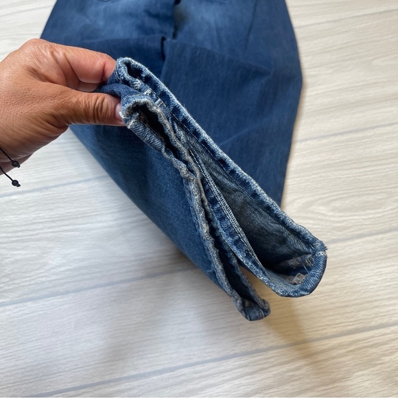 Abercrombie Kilburn Low Rise Boot Button Fly Dark Wash Denim Jeans Boys 14 Slim - Picture 7 of 14